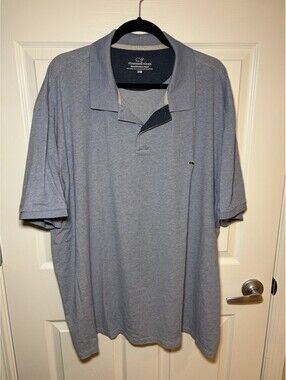 Vineyard Vines Edgartown Polo Men’s 3XB 3XL Big Light Blue